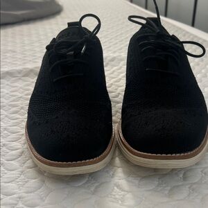 Cole Haan Men's Original Grand Black Knit Oxfords